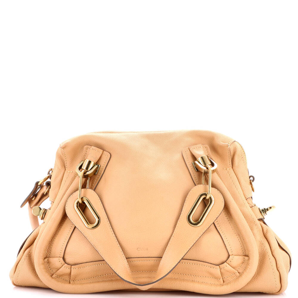 Chloe Medium Paraty Top Handle Bag Leather